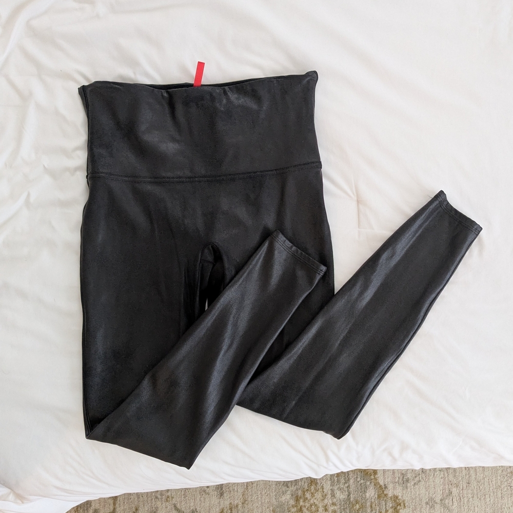 SPANX Black and Gray Leggings